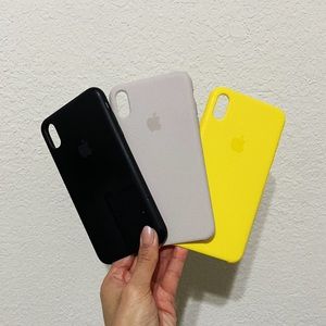 SILICONE APPLE IPHONE CASES XS MAX